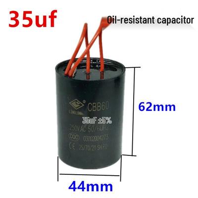 CBB60 35uF 450V Oil-Resistant Motor Start Capacitor