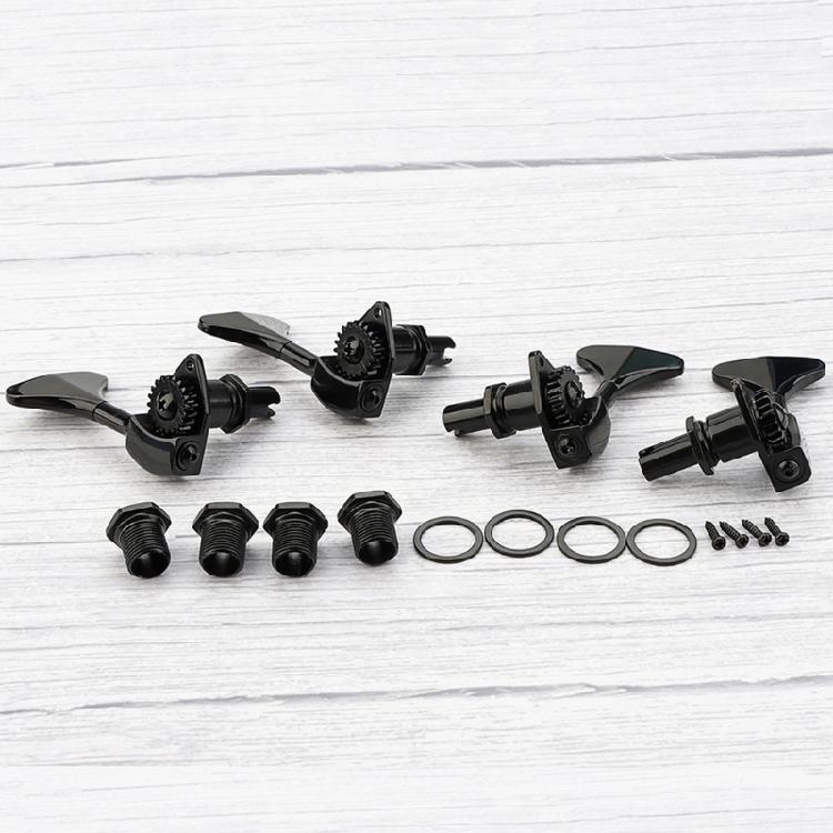 Electric Bass Tuner Peg 4 String Bass Machine Head Knobs Replacement Open Gear Bass Tuning Pegs Bass Accessory