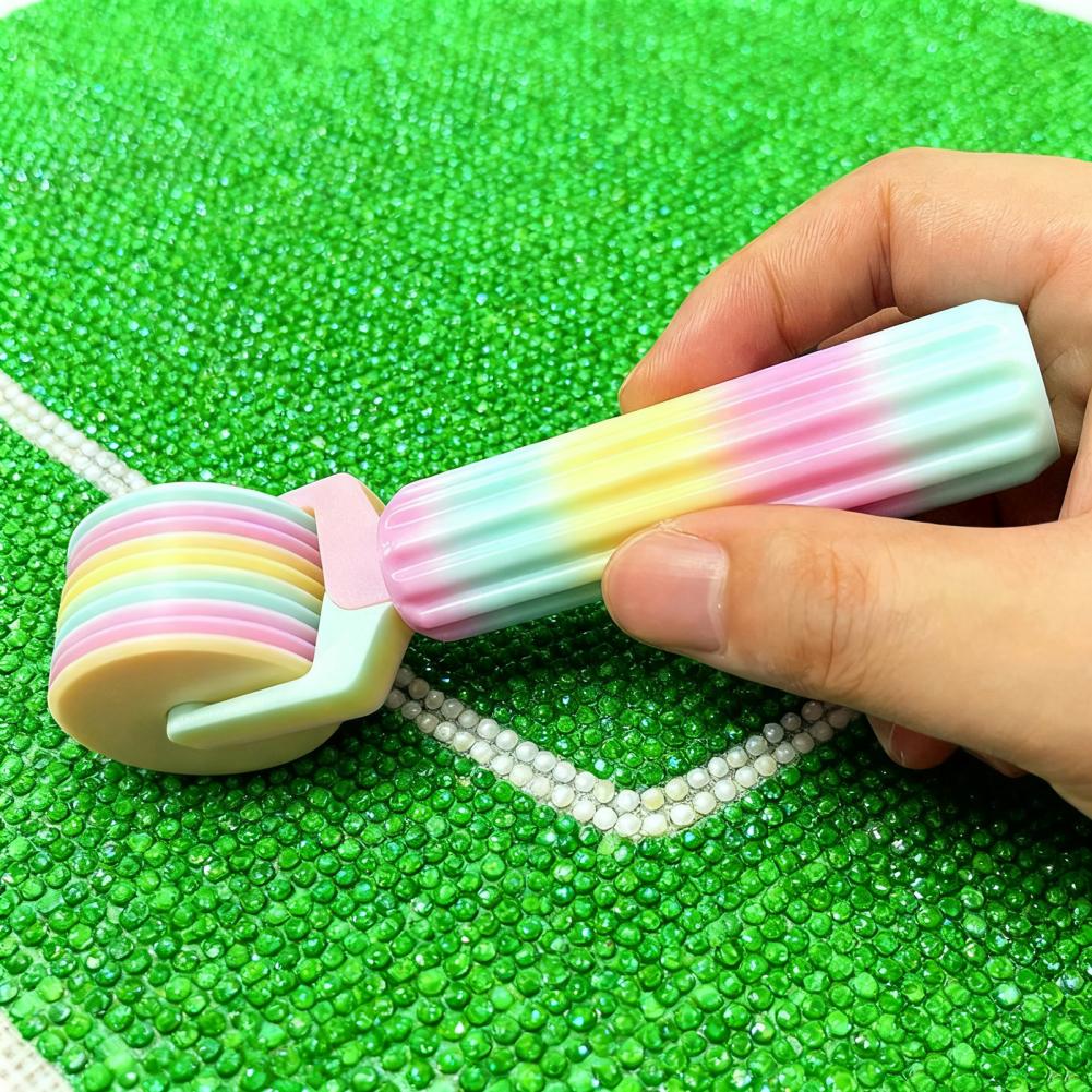 Diamond Art Press Roller Detachable Rhinestone Embroidery Craft Tool Ergonomic Grip Hand Roller Gift for DIY Enthusiasts