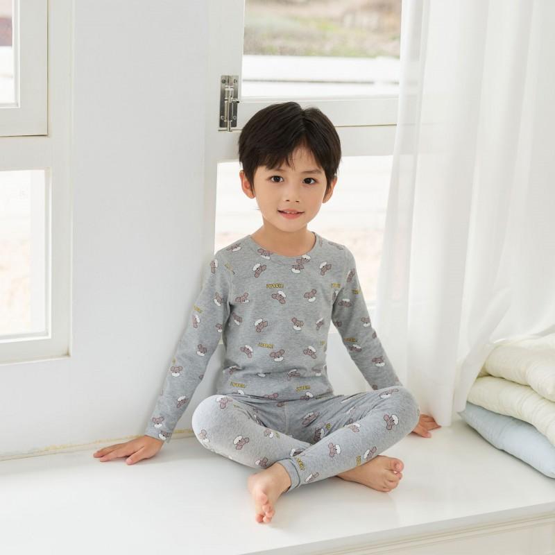 2026 Kids Cotton Underwear Set Girls Aged 8-16 Thermal Loungewear