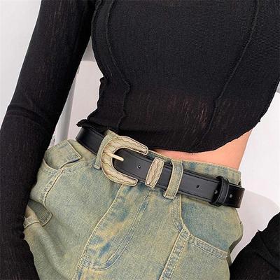 Bling Pailletten Gürtel Für Damen Mädchen PU Ledergürtel Western Cowboy Y2K Retro Jeans Rock Deko Taillenband