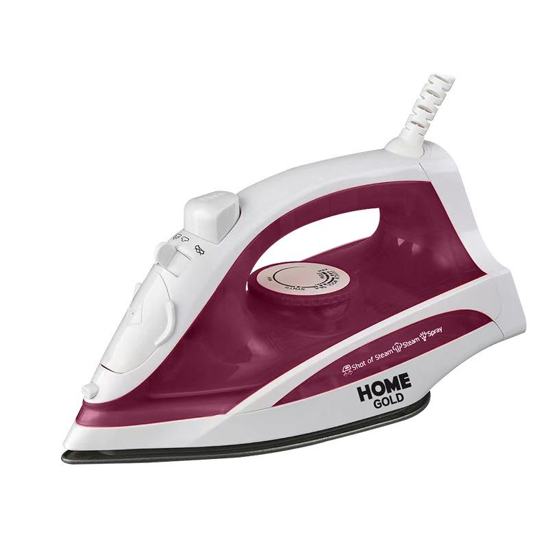 Compact Handheld Steam Iron with Ceramic Soleplate and Large Water Tank