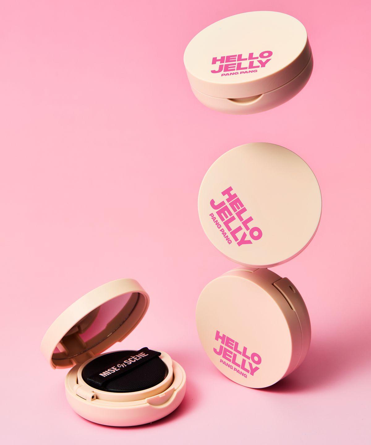 Hello Jelly Pang Pang Hair Cover Cushion 1 Pack 01 Natural Black