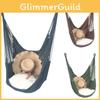 Hammock Mesh Swing Chair Hanging Swing Seat With Cushion Inoutdoor Patio Garden