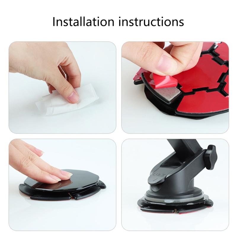 Sturdy Car Automatic Dashboard Phone Cradle Holder Base Suction Pad for Windshield Use, Frequent Navigators and Callers