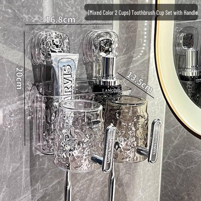LIEI Suction Cup Wall-Mounted Toothbrush Holder
