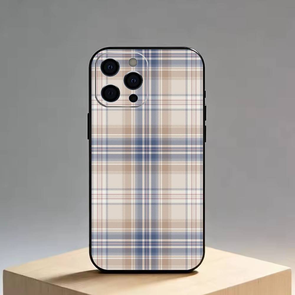

Forest grid style Phone Case Silicone Soft For IPhone 17 16 15 14 13 12 11 X XR Plus Pro Max Plus iPhone17air