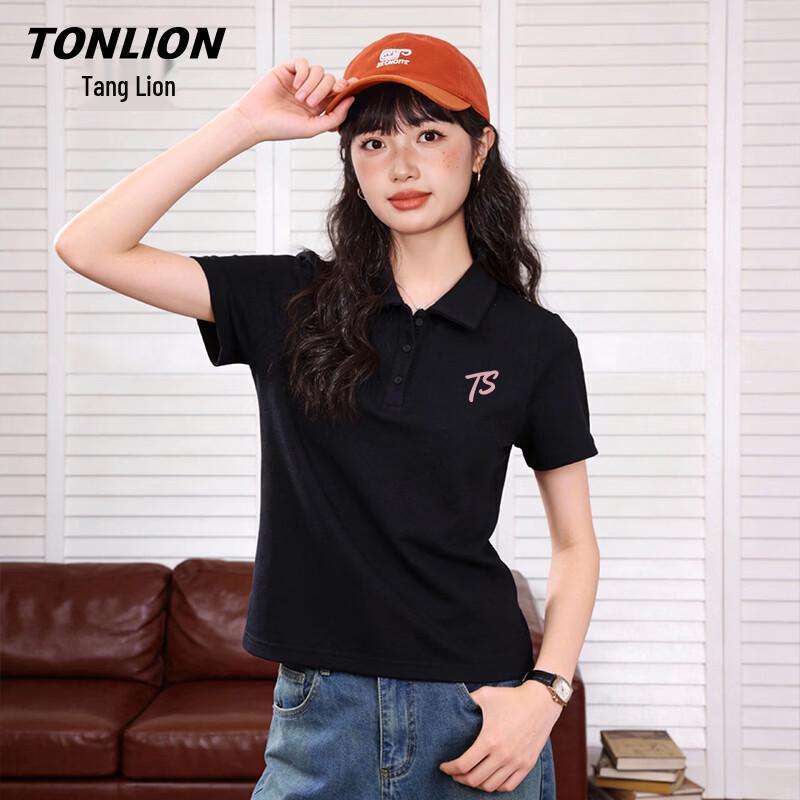 TonLion Women s Summer Short Sleeve Polo T-Shirt XL