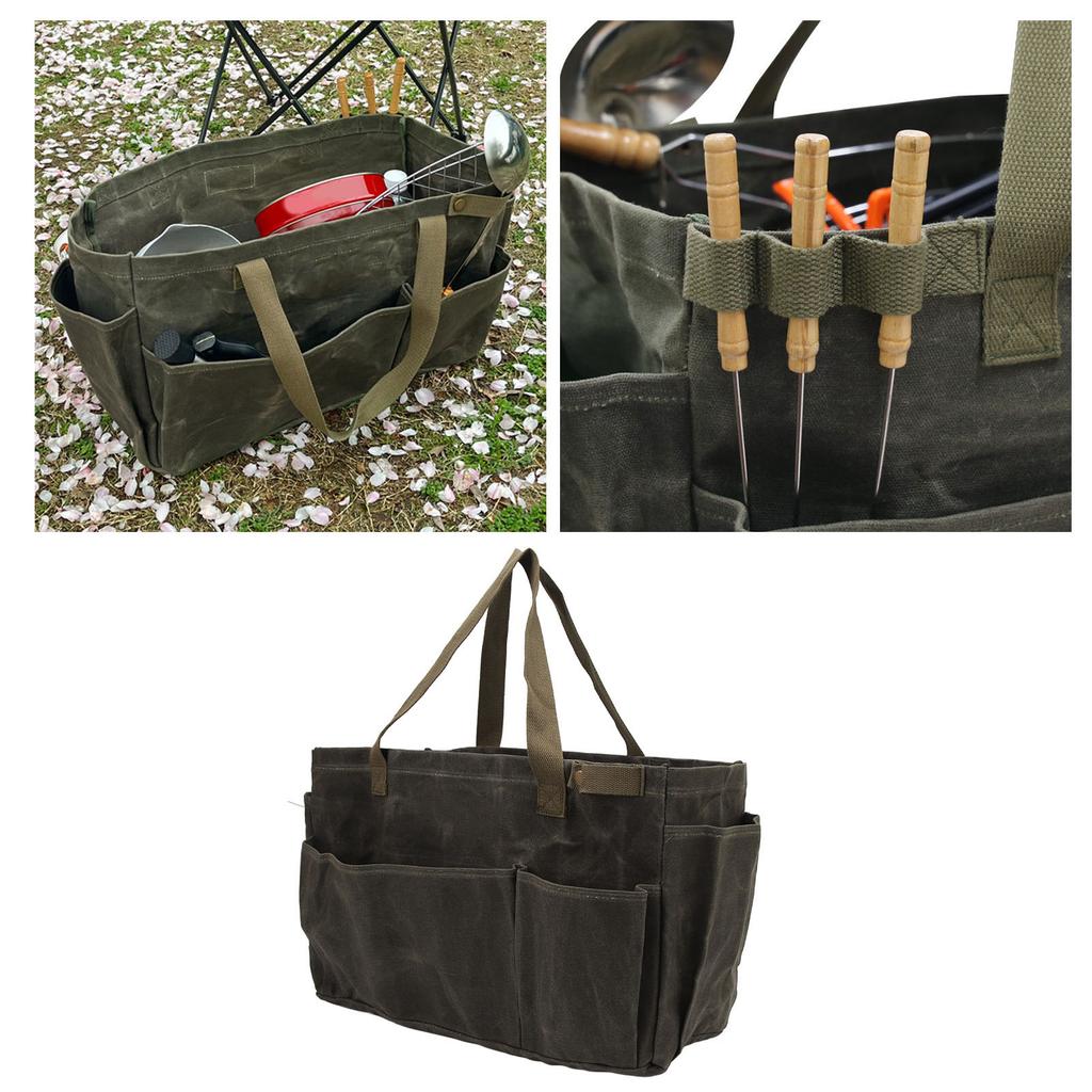 Pot Bag Waterproof Wearproof Large Capacity Comfortable Grip Bag for Camping