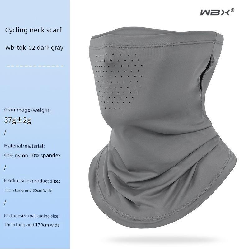 2026 Summer Full Face Neck Protection Ear-Hanging Scarf Magic Headscarf Sunscreen Ice Silk Quick-Dry Breathable Cycling Mask for Men and Women