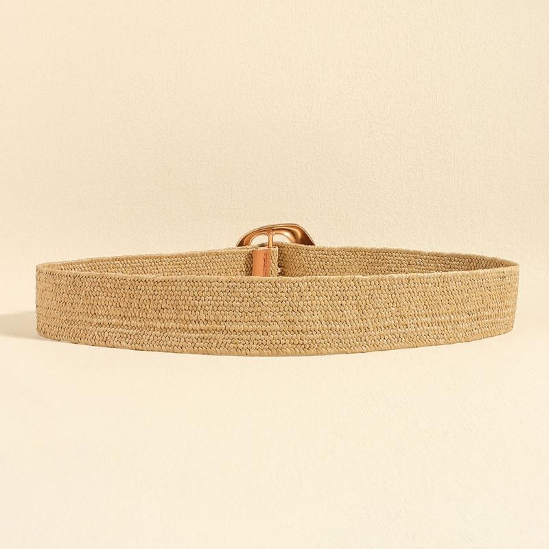 Woven Linen Women Waist Belt Fashion Waist Accessory for Skirts Dresses Bohemian Styles Waist Decoration for Festival
