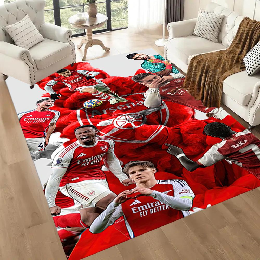 Arsenal Floor Rug Office Rug Perfect for Decorate Room Hallway Entryway Bedrooms Anti-slip Rug Anime Office Decor Perfect Gift for Friends & Family