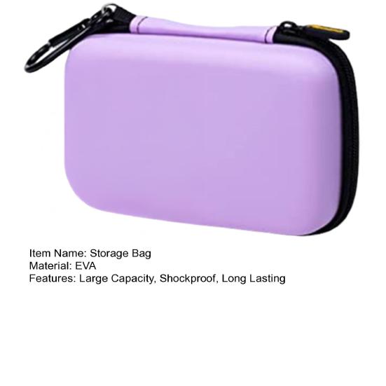 Carrying Case Label Maker Machine Organizer Large Capacity Zipper Closure Shockproof Portable Label Printer Storage Holder
