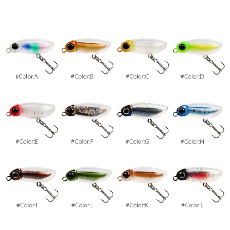 1.5Inch Fishing Lures Fishing Hard Baits Topwater Lures Trout Bass Fishing Lures