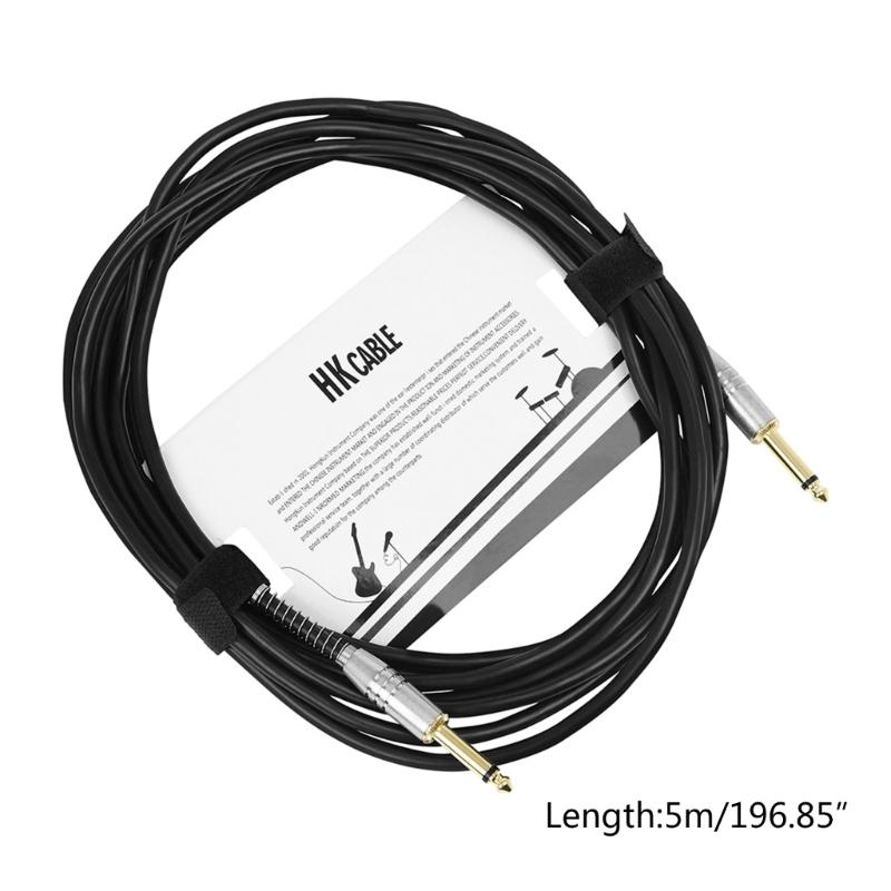 Audio Cable 6.35mm Jack Male to Male AUX Cable For Guitar Electric Piano Mixer Stereo Amplifier 6.35 to 6.35 Audio Line