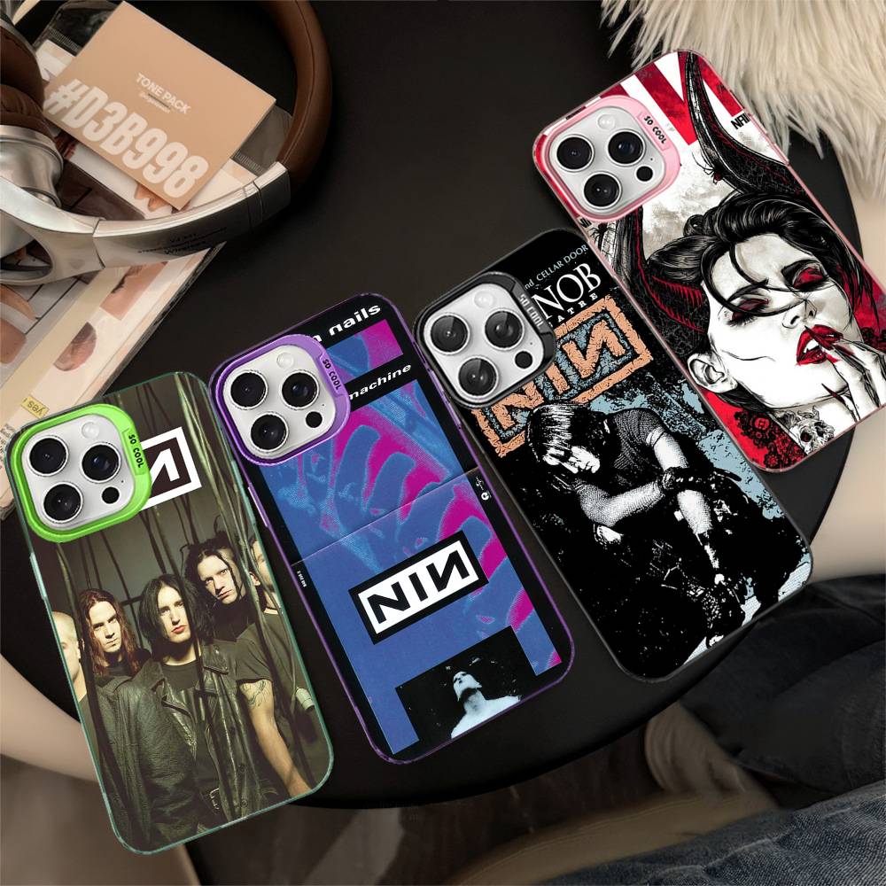 Industrial Rock Nine Inch Nails Band For IPhone 17 16 15 14 13 12 11 Pro Max Plus Matte Color Back Phone Cover
