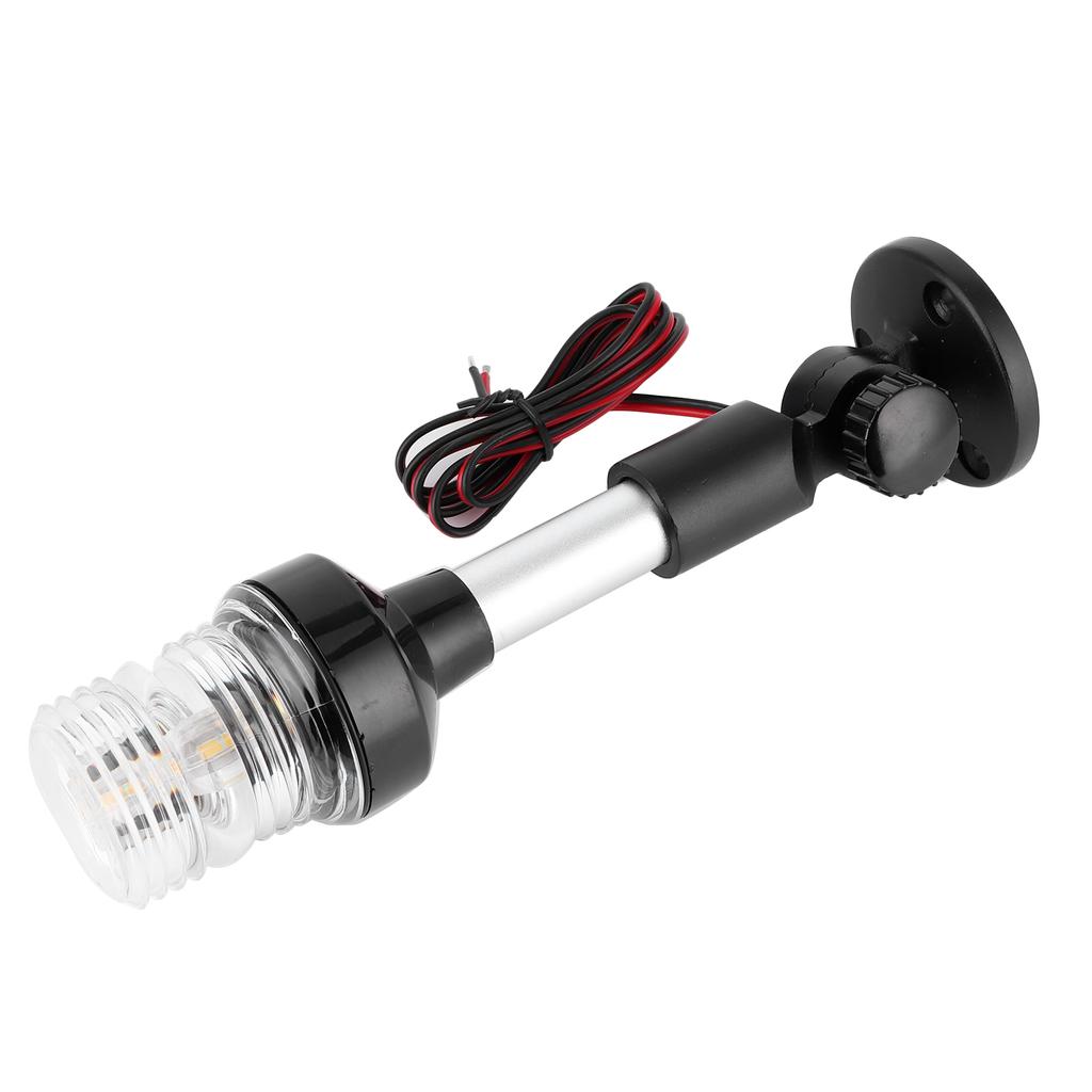 Adjustable LED All Around Anchor Light Sailing Boat Yacht Signal Bulb Foldable Waterproof 360 Degrees Round 12V24V(9in