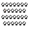 30 Pieces Jewelry Keeper Clear Cover Feature for Secure Storage of Necklaces and Earrings