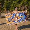 Bohemian Hippie Style Microfiber Beach Towel Absorbent Quick Dry Soft Yoga Swimming Resort Mountain Climbing Towel