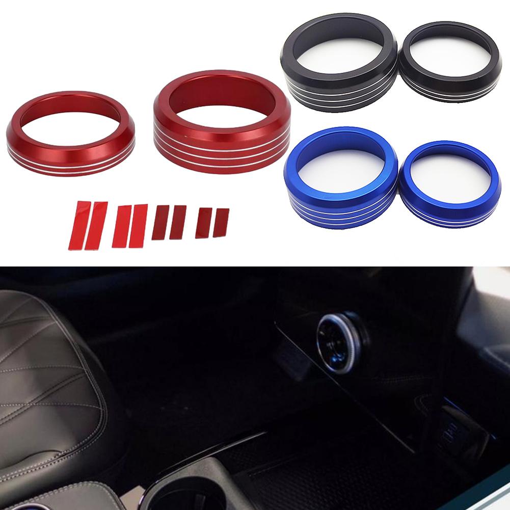 Car Media Volume Gear Shift Switch Knob Cover Ring For Ford For Mach-E 21-24 Car Shift Switch Knob Cover Ring