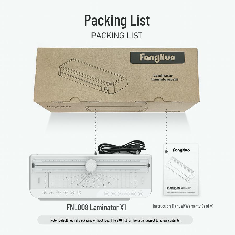 Multifunctional A4 Laminator for Home & Office - Hot/Cold Sealing for Photos