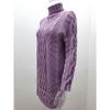 Autumn and Winter Long Sleeve Casual Knitted Sweater Dress Women Vintage Slim Fit Solid Knitted Dress Women Elegant Turtleneck Sexy Lady Dresses 24905