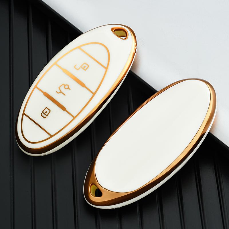For FAW Besturn TPU Car Key Cover T77 Pro B70 T99 T55 T33 Auto Accessories Smart Remote Fobs Key Case Protector Keychain Holder