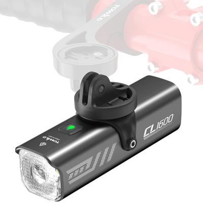 TOWILD CL1600 Bicycle 1600 5000mAh High Rechargeable LED Bicycle Automatic IPX6 Cross Bike Light for Road and Cycling Light, Lumens, Capacity, USB-C,