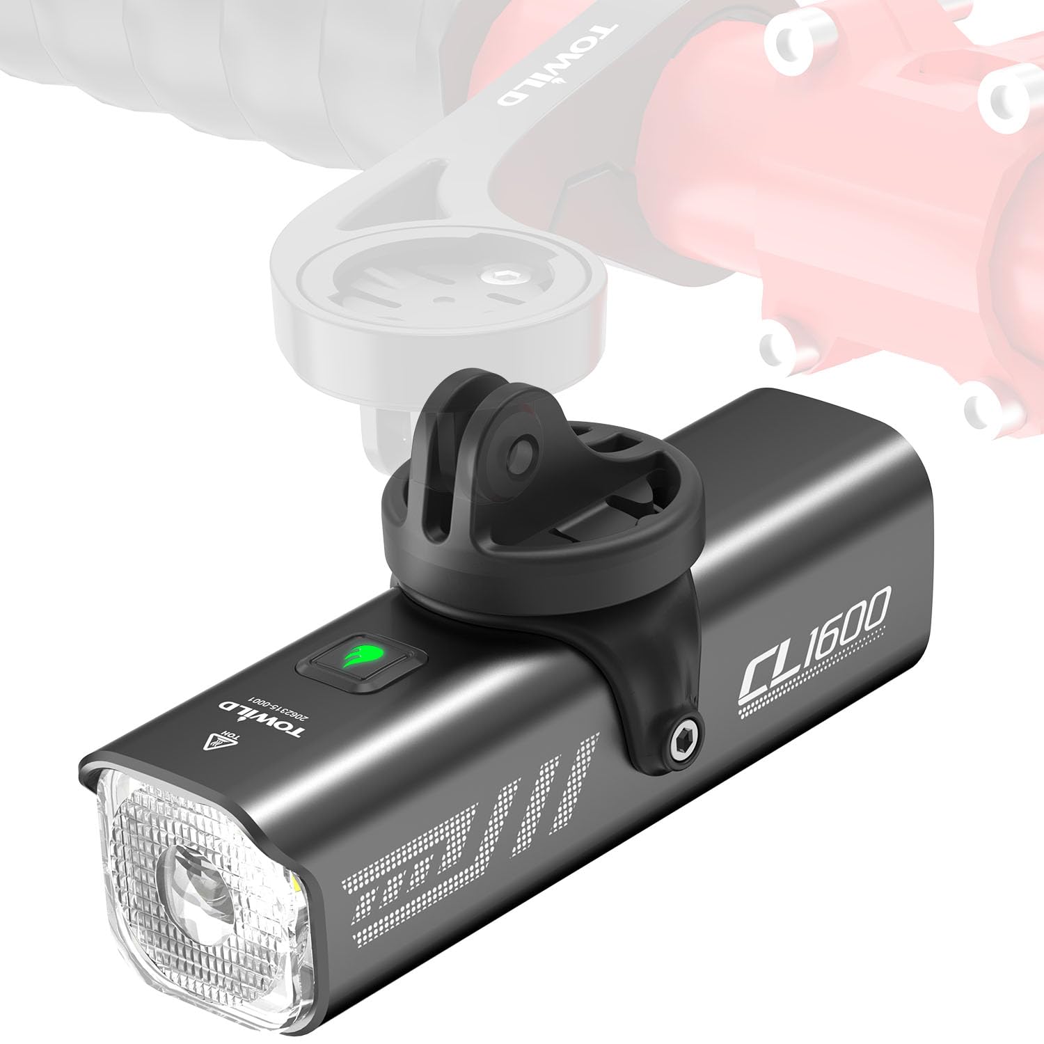 

Rechargeable Bicycle 5000mAh High 1600 LED Bicycle Hangable Automatically Turns IPX6 Cross Bike Road Bike and Can Also Be Used as a Flashlight USB-C