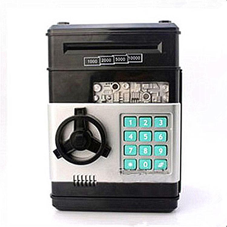 

Мини Автоматический Банкомат Копилка для Сворачивания Денег красный