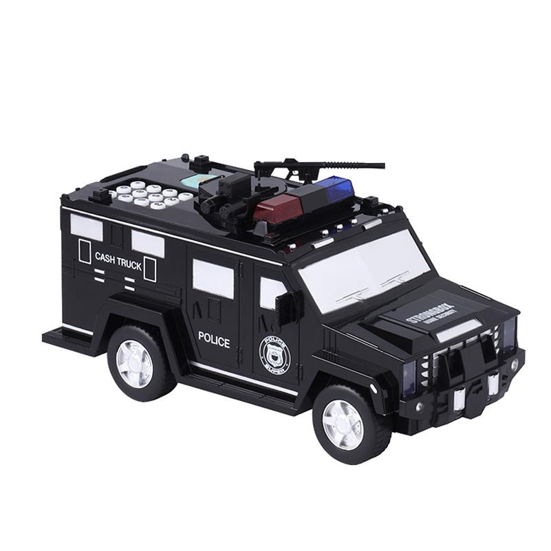 Electronic Money Box Car Piggy Bank Safe Piggy Bank For Notes With Password And Light Cash Box Savings Funds For Children