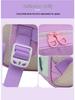 Color-Block Lightweight Spine-Protecting Cartoon Backpack for Girls