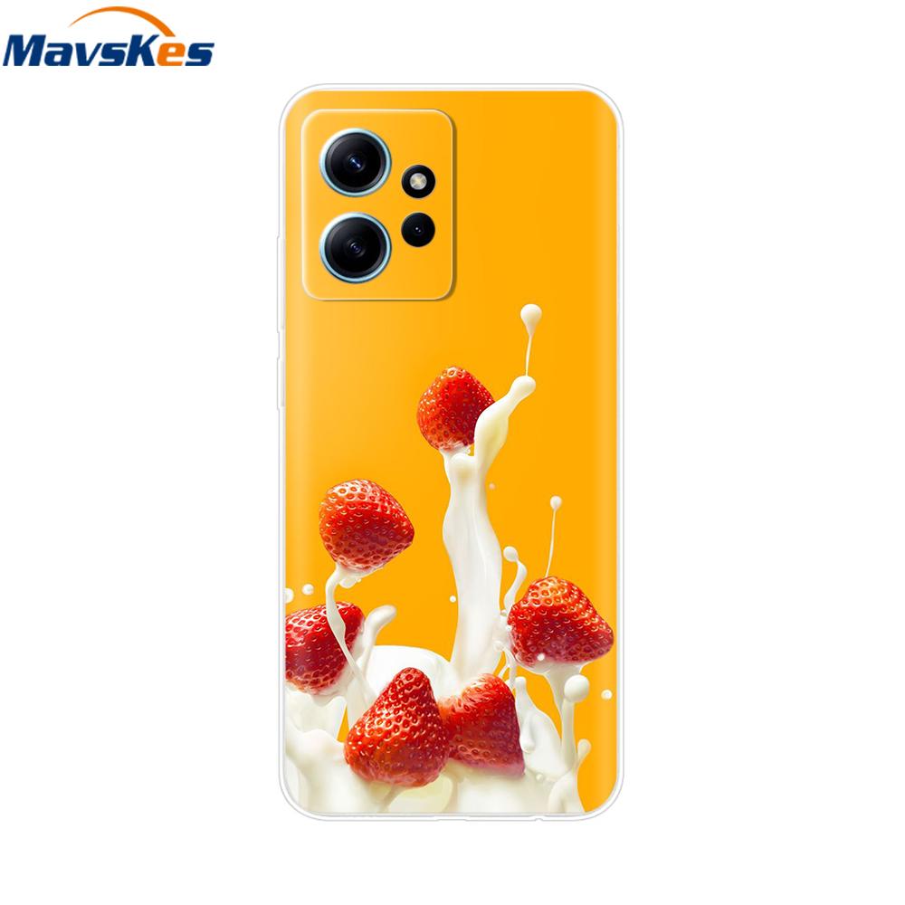 For Redmi Note 12 4G Case Note12 Pro TPU Silicone Shockproof Clear Phone Covers For Xiaomi Redmi Note 12 Pro Note12 Soft Fundas