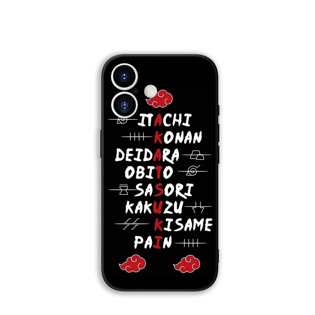 for Samsung Galaxy A25 A37 A57 A12 A14 A50 A51 A70 A71 A72 A04 M15 Note 20 9 8 10 Case Sasuke Uchiha Itachi Narutos Akatsuki