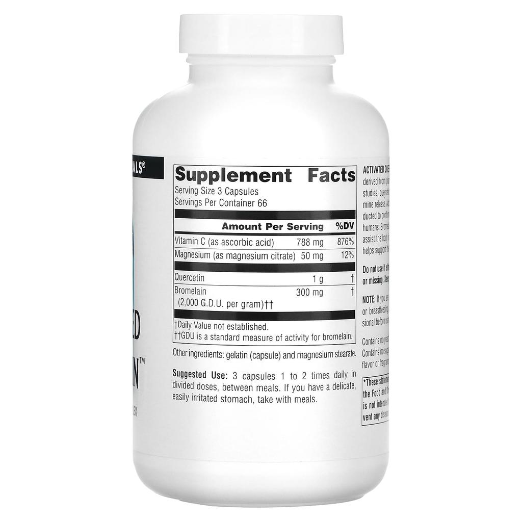 Activated Quercetin, 200 Capsules