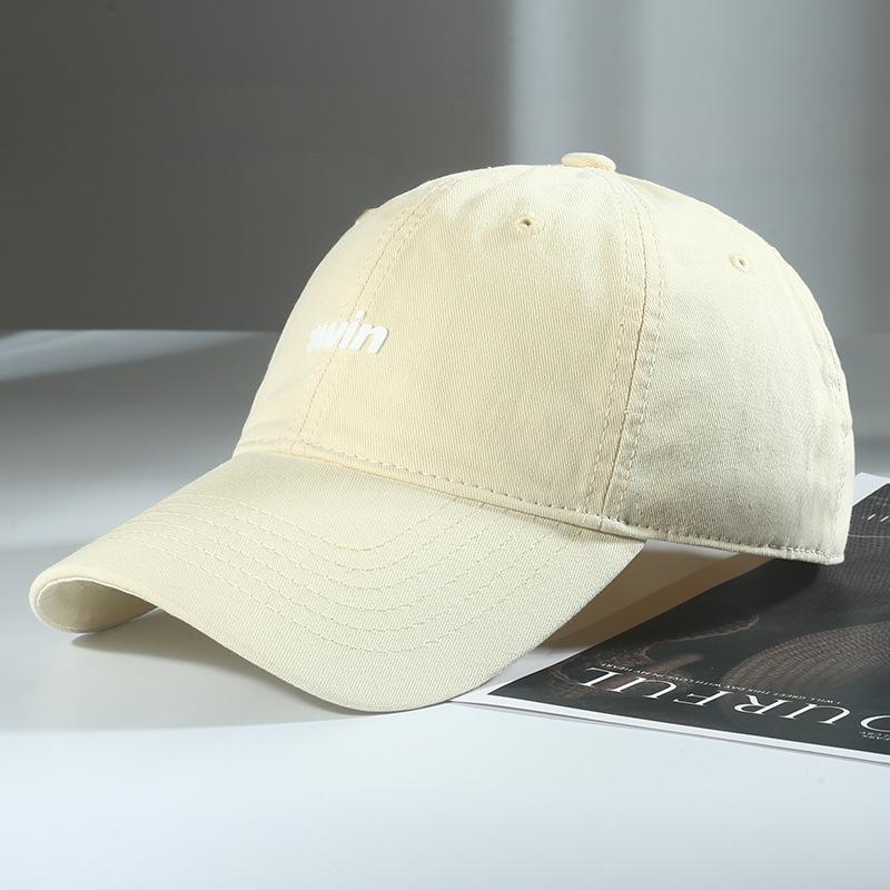 Fashion Hat Women's New Soft Top Baseball Cap Korean Version Trendy Fashion Couple Simple Candy Color Sunscreen Cap Men