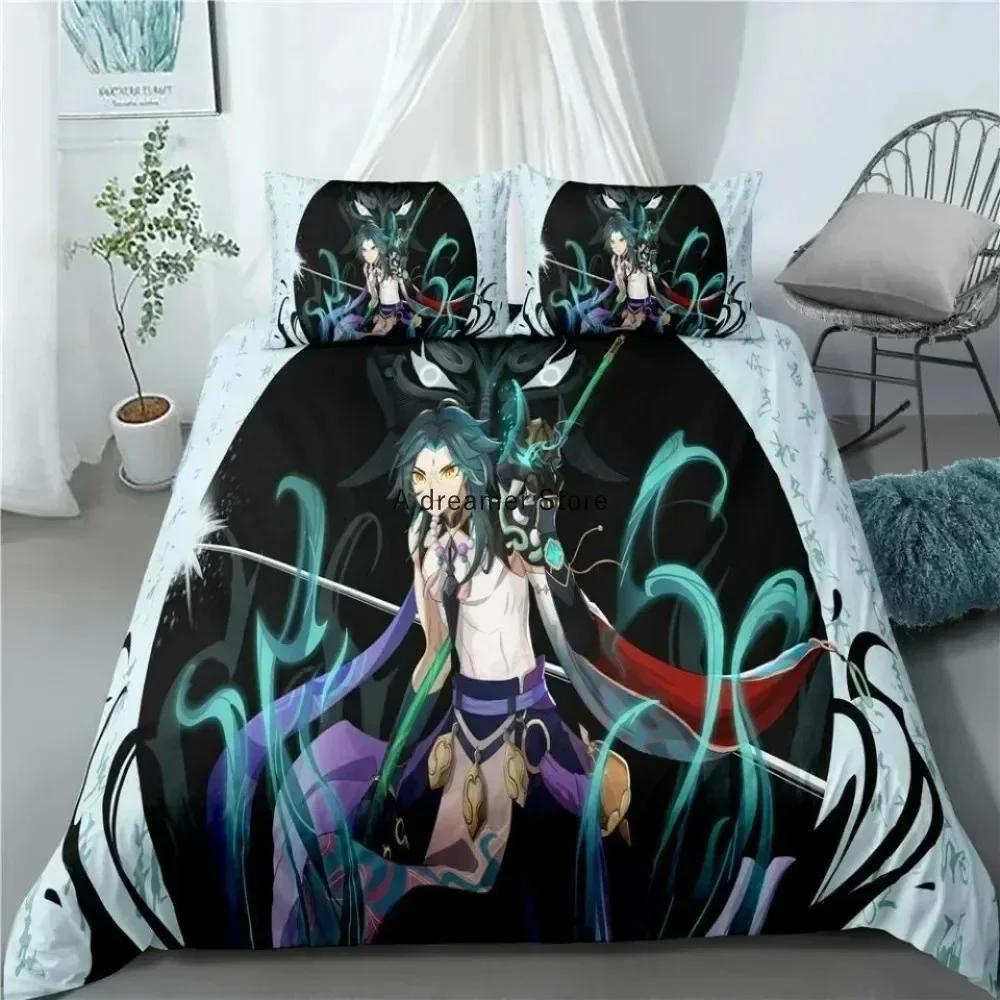 3D Print Touhou Project Remilia Scarlet Flandre Comfortable Duvet Quilt Cover Pillowcase Bedding Set Children Bedroom Decoration