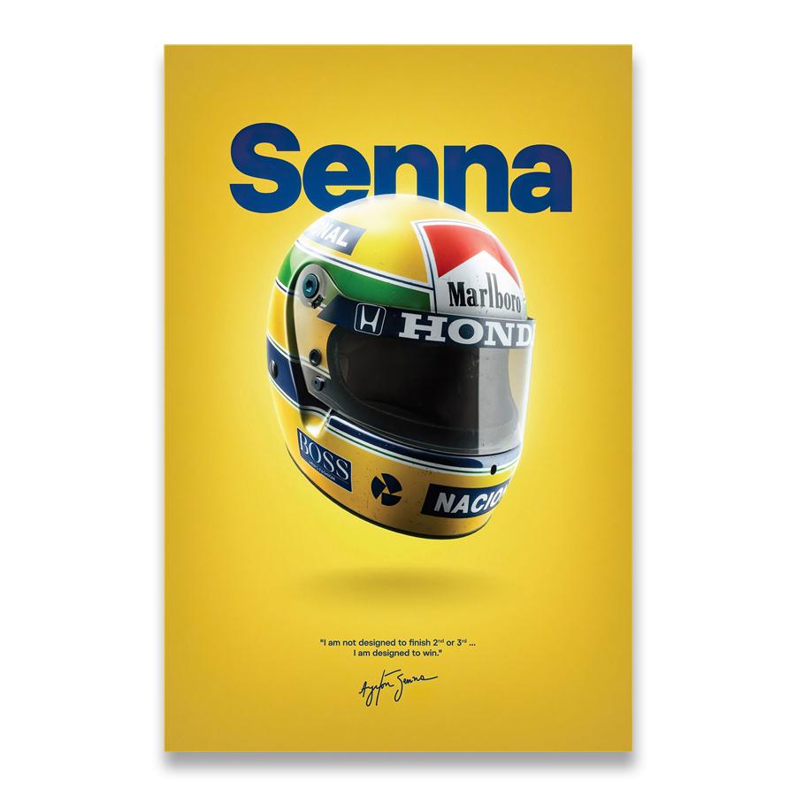 Ayrton Senna F1 Formel Legende Star Champion Rennwagen Poster Wandkunst Leinwanddrucke Vintage Malerei Für Heimzimmerdekor