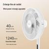 Midea Quiet 7-Blade Pedestal Fan CN plug (adapter included)
