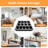 RV Cup Holder 13-Slot Foam Space Saving Rack RV Drink Cup Mug Storage Tray for Caravan Truck SUV Camper Motorhome Boat Kitchen
