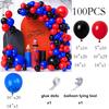 Royal Blue Theme Balloons Arch Kit Black Red Blue Balloon Garland Graduation New Year Kid Birthday Party Baby Shower Decoration