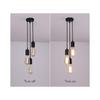 Simple Modern Three-Head Retro Pendant Lamp for Living Room, Bedroom, Kitchen, or Bedside