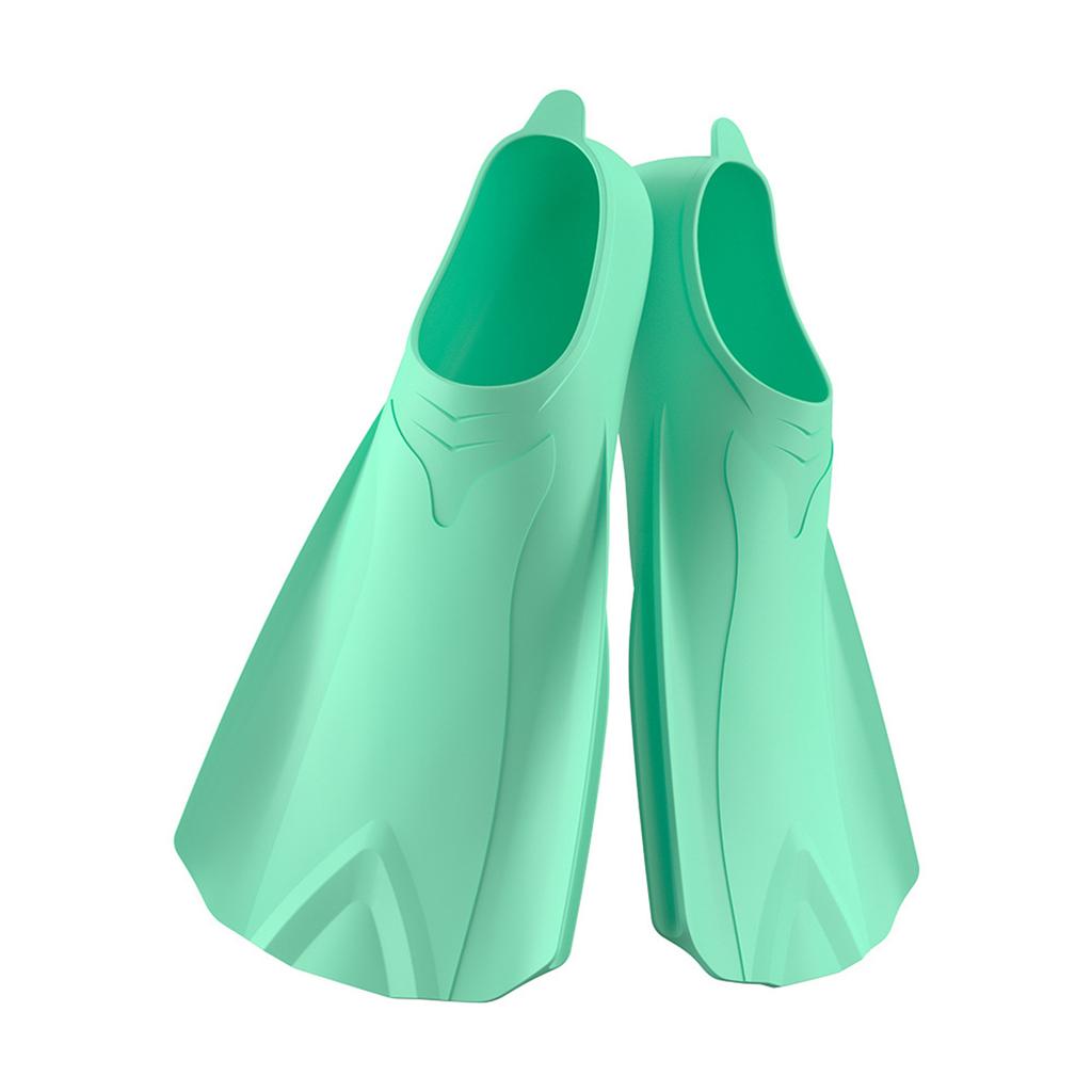Swim Training Fins Travel Size Flippers Professional Swimming Fins Comfortable Silicone Short Flippers for Women Man