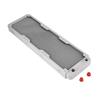 Aluminum   Heat Sink Computer Water Cooling Liquid Heat Exchanger White (240mm)