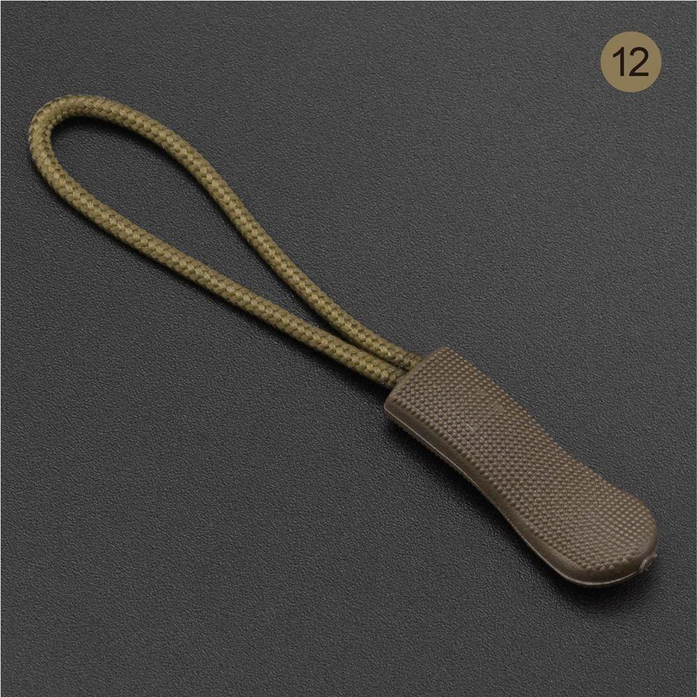 10Pcs Fixer Crafts Tag Apparel Sewing End Fit Zipper Buckle Zipper Puller Zipper Ropes Zip Cord