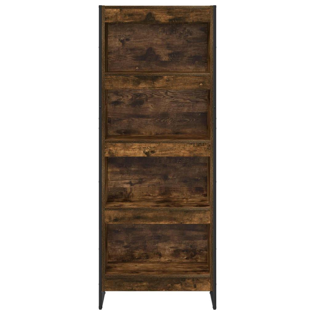 Bookshelf 60 x 30 x 155 cm Engineered Wood Smoked Oak