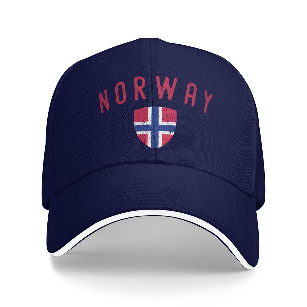 Sommer Norwegen Schild Baseballkappe Outdoor Sport Klassischer Druck Sonne Hip Hop Hüte Herren Erwachsene Dropshipping Baseballkappen