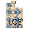 Loewe Small Font Tote Bag Natural/Light Blue Women Tote_bags Tan ALF1B59X16-2238