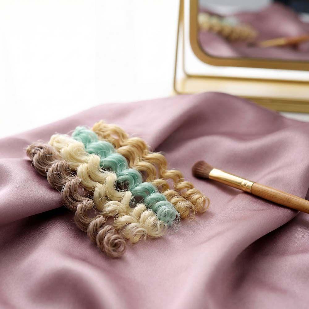 Natural Color Msiredoll Bjd Wig Curly Hair Blyth Doll Wigs Accessories Doll Accessories