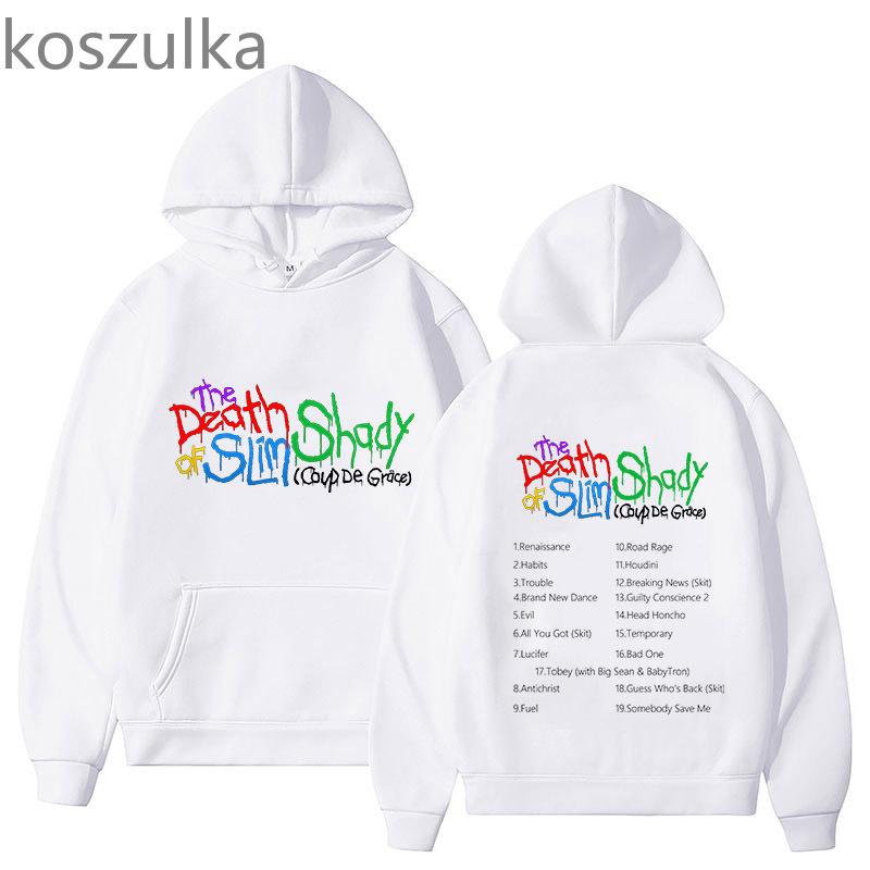 Eminem Houdini Tobey Hoodie Der Tod von Slim Shady Fans Harajuku Pullover Tops Sweatshirt Herbst Winter Unisex Mode Streetwear